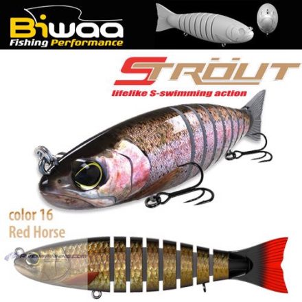 BIWAA STROUT 5.5" 14cm 29gr 16 Redhorse