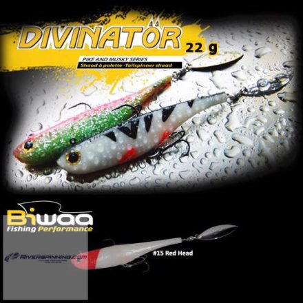 BIWAA DIVINATOR JUNIOR 14cm 22gr 15 Red Head