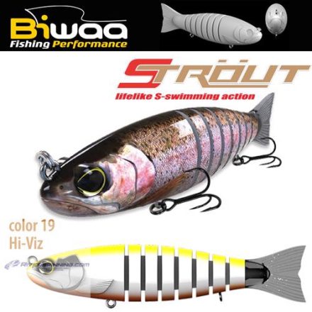 BIWAA STROUT 5.5" 14cm 29gr 19 Hi-Viz