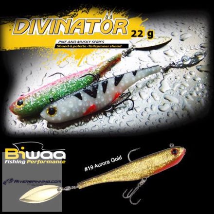 BIWAA DIVINATOR JUNIOR 14cm 22gr 19 Aurora Gold