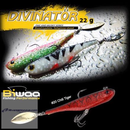 BIWAA DIVINATOR JUNIOR 14cm 22gr 20 Chili Tiger