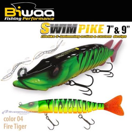 BIWAA SWIMPIKE SS 7" 18cm 26gr 04 Fire Tiger