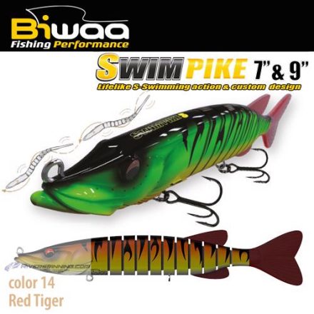 BIWAA SWIMPIKE SS 7" 18cm 26gr 14 Red Tiger