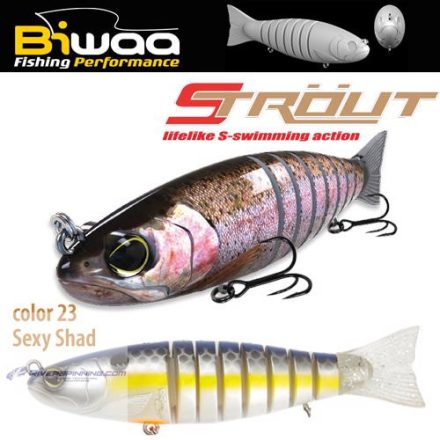 BIWAA STROUT 5.5" 14cm 29gr 23 Sexy Shad