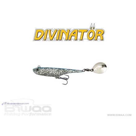 BIWAA DIVINATOR MINI 9.5cm 9gr 01 Blue Chrome