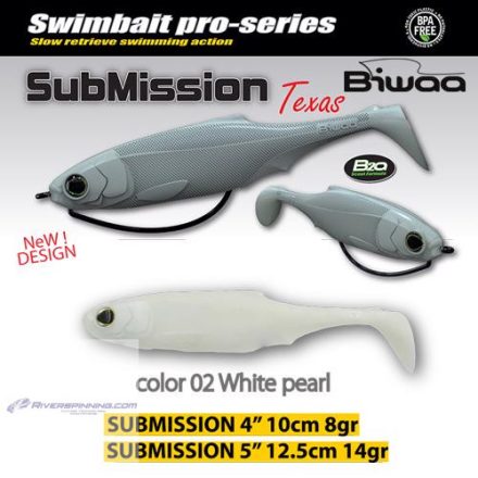 BIWAA SUBMISSION 4" 10cm 02 Pearl White