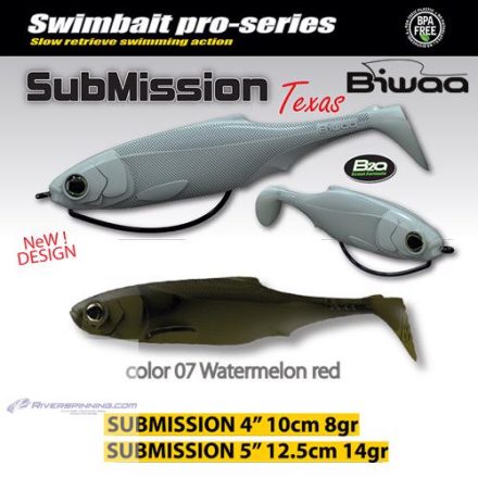 BIWAA SUBMISSION 4" 10cm 07 Watermelon Red