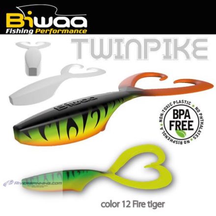 BIWAA TWINPIKE 6" 15cm 24gr 12 Fire Tiger