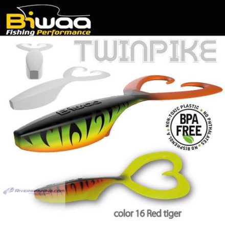 BIWAA TWINPIKE 6" 15cm 24gr 16 Red Tiger