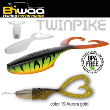 BIWAA TWINPIKE 6" 15cm 24gr 19 Aurora Gold