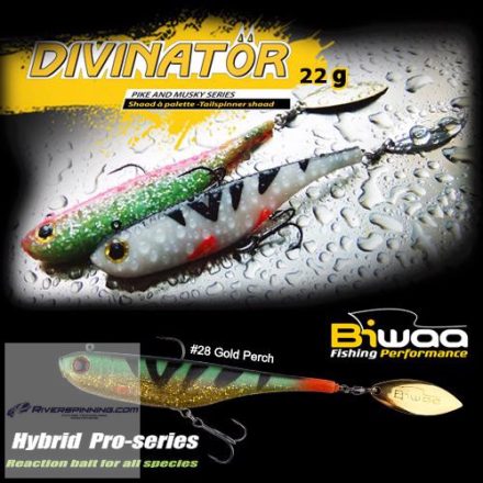 BIWAA DIVINATOR JUNIOR 14cm 22gr 28 Gold Perch