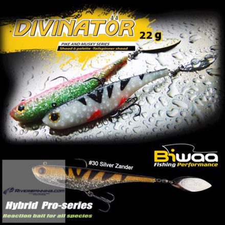 BIWAA DIVINATOR JUNIOR 14cm 22gr 30 Silver Zander