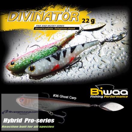 BIWAA DIVINATOR JUNIOR 14cm 22gr 36 Ghost Carp