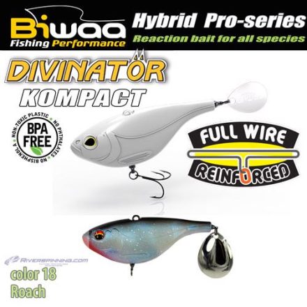 BIWAA DIVINATOR KOMPACT 70 7cm 30gr 18 Roach