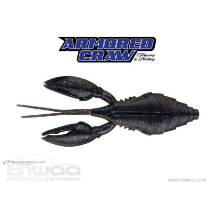 BIWAA ARMORED CRAW 3" 7.5cm 10 Black & Blue