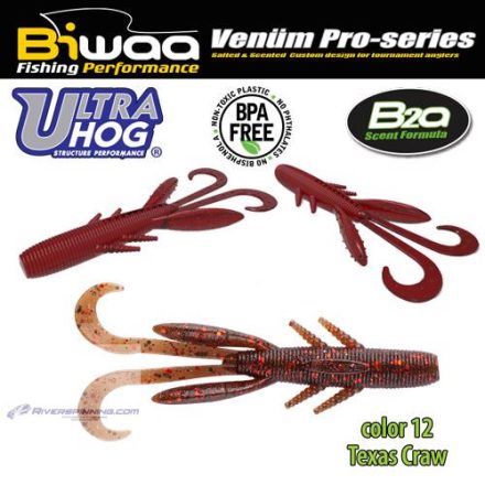 BIWAA ULTRA HOG 4" 10cm 12 Texas Craw