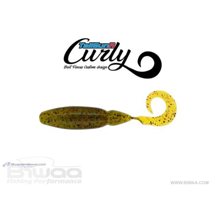 BIWAA TAILGUNR CURLY 2.5" 6.3cm 004 Watermelon Red