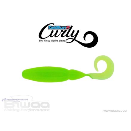 BIWAA TAILGUNR CURLY 2.5" 6.3cm 202 Limetreuse