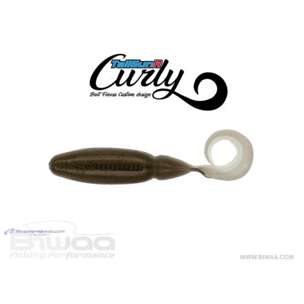 BIWAA TAILGUNR CURLY 3.5" 9cm 203 Bronze Ayu