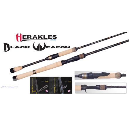 BLACK WEAPON REVENGE 660M BAITCAST 6'6" 1/8-1/2 Medium