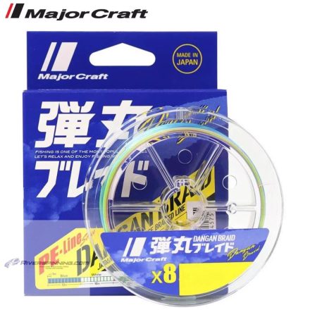 MAJOR CRAFT DANGAN BRAID X8 150m #0.8 16lb Multicolor