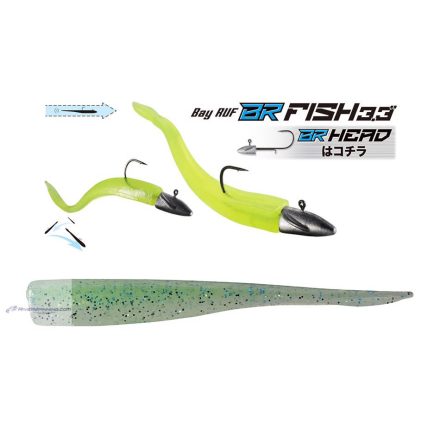 DUO BAYRUF BR FISH 3.3" 8.4cm S045 Kibinago Green