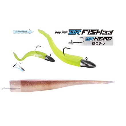 DUO BAYRUF BR FISH 3.3" 8.4cm F102 Brown Zircon