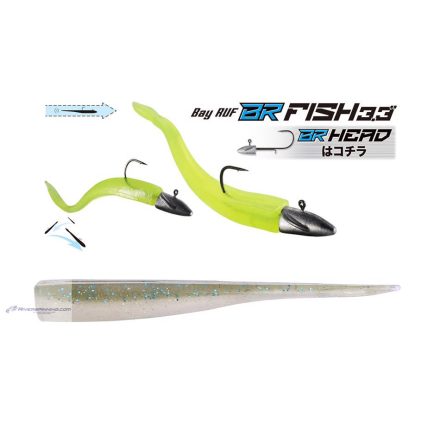 DUO BAYRUF BR FISH 3.3" 8.4cm F103 Electric Olive