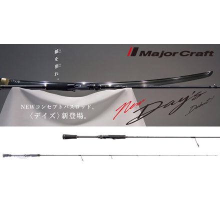 MAJOR CRAFT DAYS DYS-68L FAST 1.98m 1/16-1/4oz 1.7-7gr