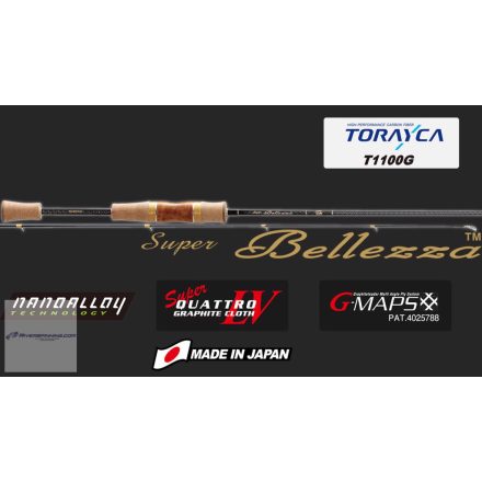 SUPER BELLEZZA 18 GSBS-602XUL R 1.83m 0.4-3.5gr XUltra Light