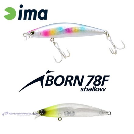 IMA IBORN 78F SHALLOW 78mm 8.5gr 004 Chart Head Clear