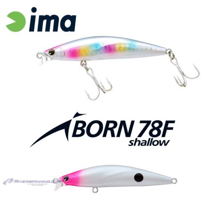 IMA IBORN 78F SHALLOW 78mm 8.5gr 018 PH Pearl Dot