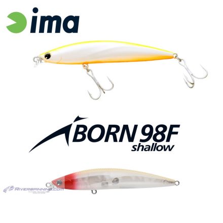 IMA IBORN 98F SHALLOW 98mm 13gr 017 Classical Red Head