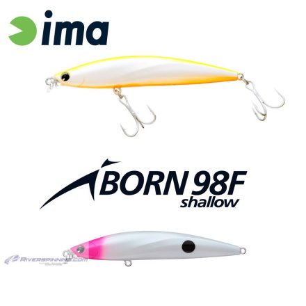 IMA IBORN 98F SHALLOW 98mm 13gr 020 PH Pearl Dot