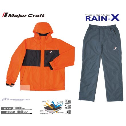 MAJOR CRAFT RAIN-X KÉTRÉSZES ESŐRUHA 3L Orange