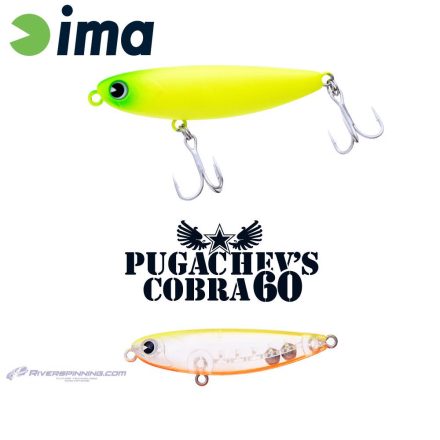 IMA PUGACHEVS COBRA 60 60mm 6gr 104 Chart Back Pearl Clear