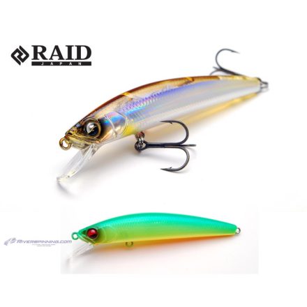 RAID LEVEL MINNOW QUIK72 72mm 5.2gr 001 Lime Chart