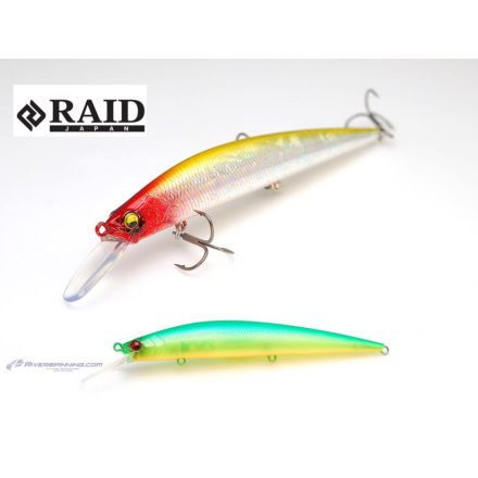 RAID LEVEL MINNOW PLUS 125mm 14gr 006 Lime Chart