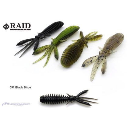 RAID EGUBUG 2.5" 6.3cm 051 Black Bitou