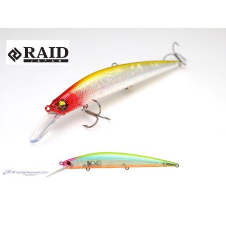 RAID LEVEL MINNOW PLUS 125mm 14gr 009 Clear Squash