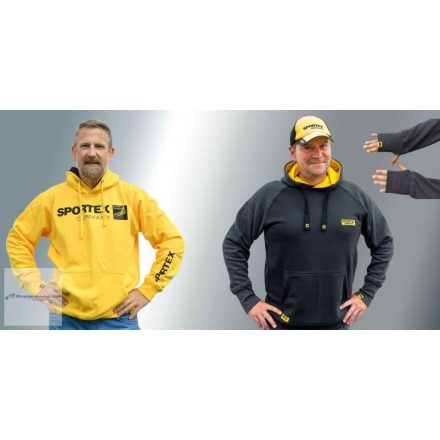 SPORTEX HOODIE SÁRGA/FEKETE XL