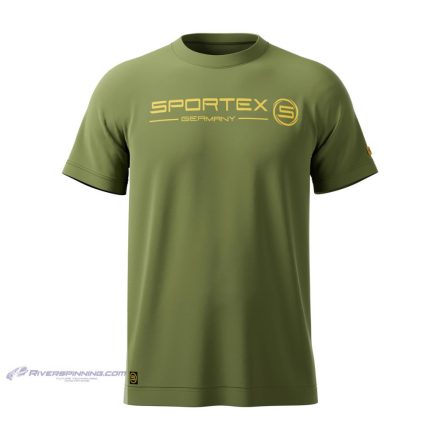 SPORTEX PÓLÓ T-SHIRT OLIVE GREEN M