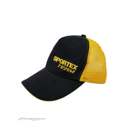 SPORTEX SAPKA BASE CAP TRUCKER MESH FEKETE