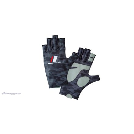 MAJOR CRAFT UV-CUT GLOVE NYÁRI UV KESZTYŰ L Dark Gray Camo