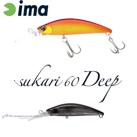 IMA SUKARI 60 DEEP 60mm 8gr 012 Titanium Black