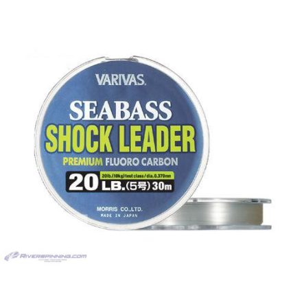 VARIVAS SEA BASS SHOCK LEADER FLUOROCARBON 30m 0.260mm 10lb