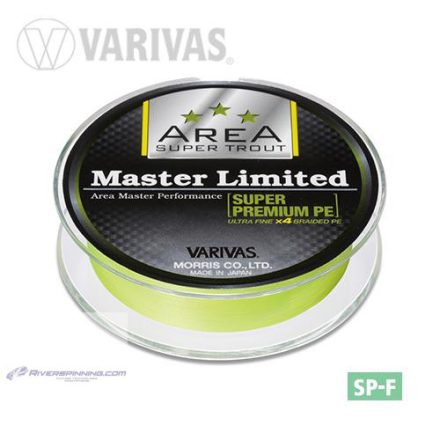 VARIVAS TROUT AREA MASTER LIMITED PE 75m #0.15 4.5lb YELLOW FLUO