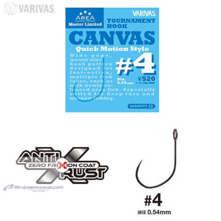 VARIVAS SUPER TROUT AREA TOURNAMENT CANVAS HOROG #4 Quick Motion Style