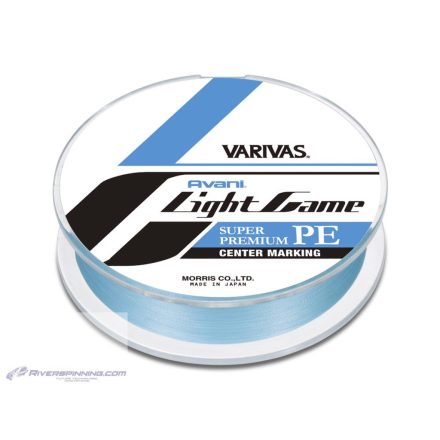 VARIVAS AVANI LIGHT GAME PREMIUM PE X4 150m #0.4 0.104mm 8.5lb Natural Blue