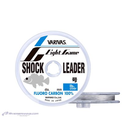 VARIVAS LIGHT GAME SHOCK LEADER FLUOROCARBON 30m #1.2 0.185mm 5lb